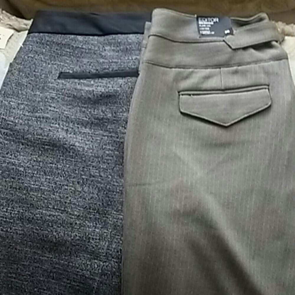 2 pairs of Express Editor Pants